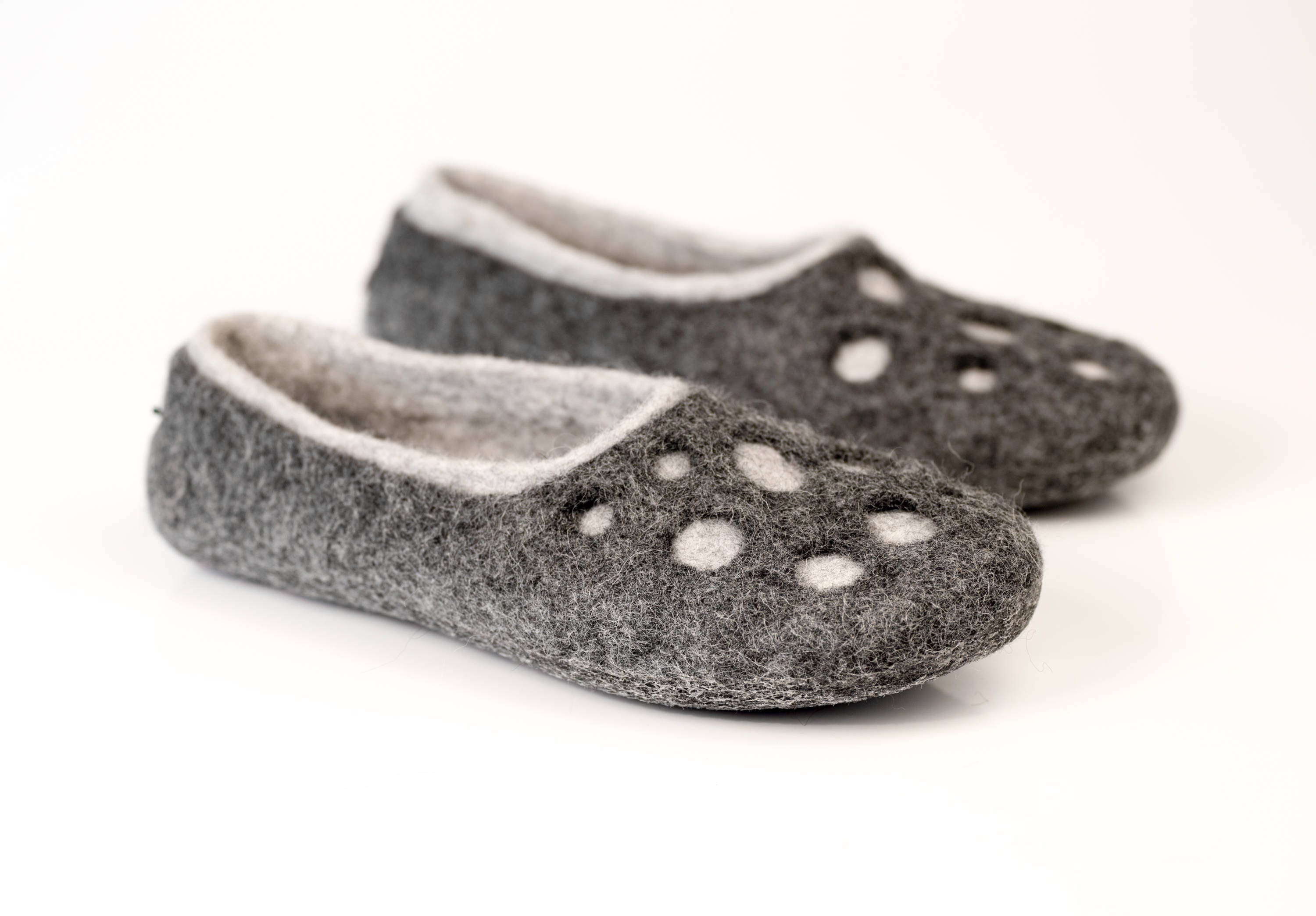 wool slip on shoes womens