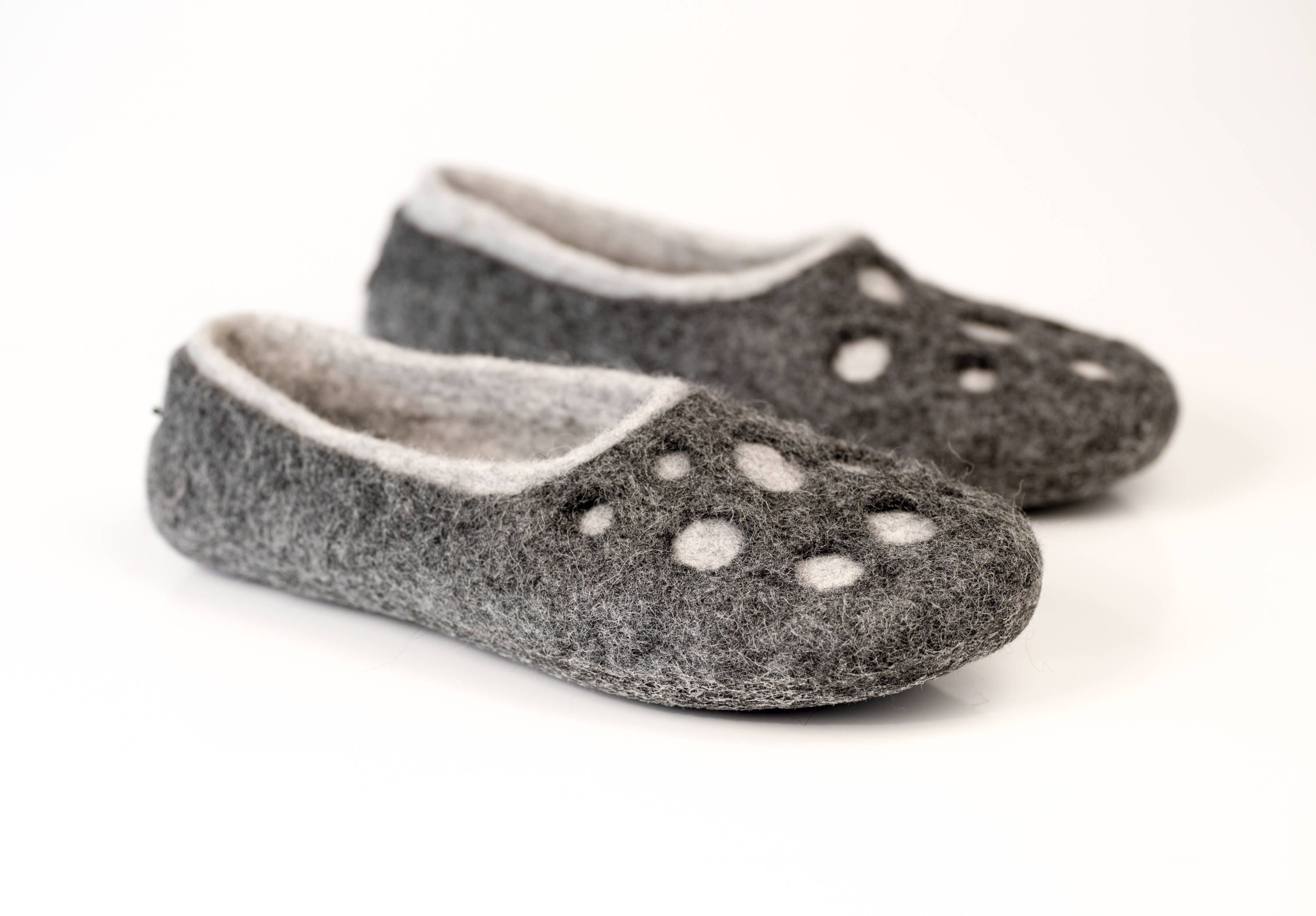 boiled wool slippers womens