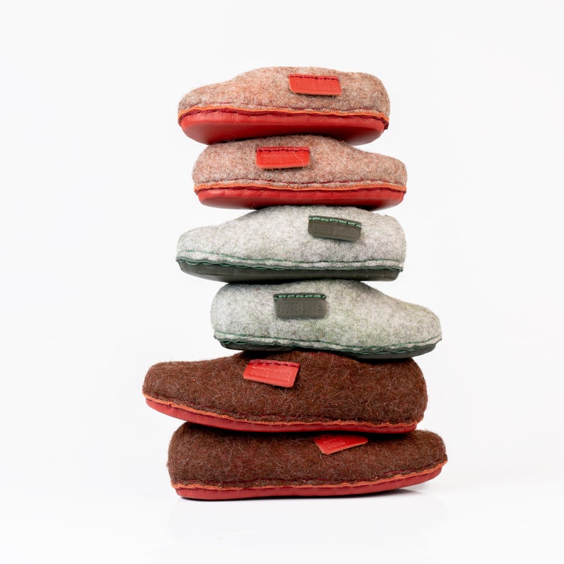 Non Slip Toddler Slippers Little Kids Wool Slippers for Home Etsy