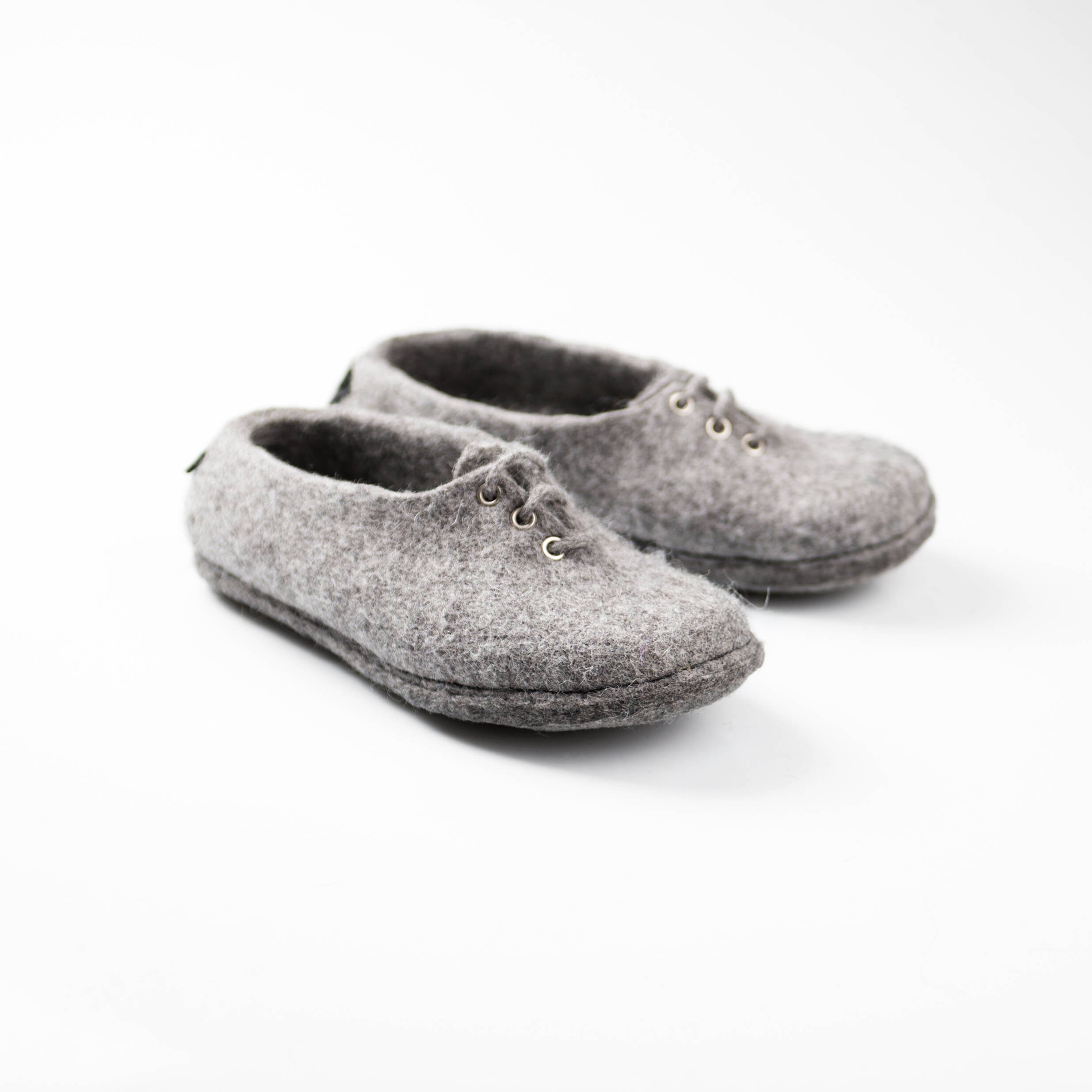 grey wool sneakers