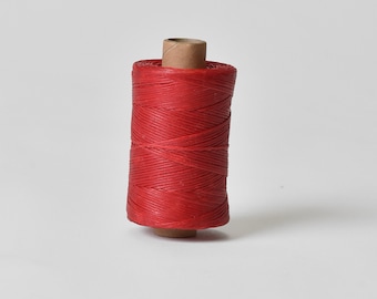 Thick Waxed Stitching Thread - 17 colors - 1mm Waxed Cord for Sewing and Decor - Thick Waxed String 17 colors