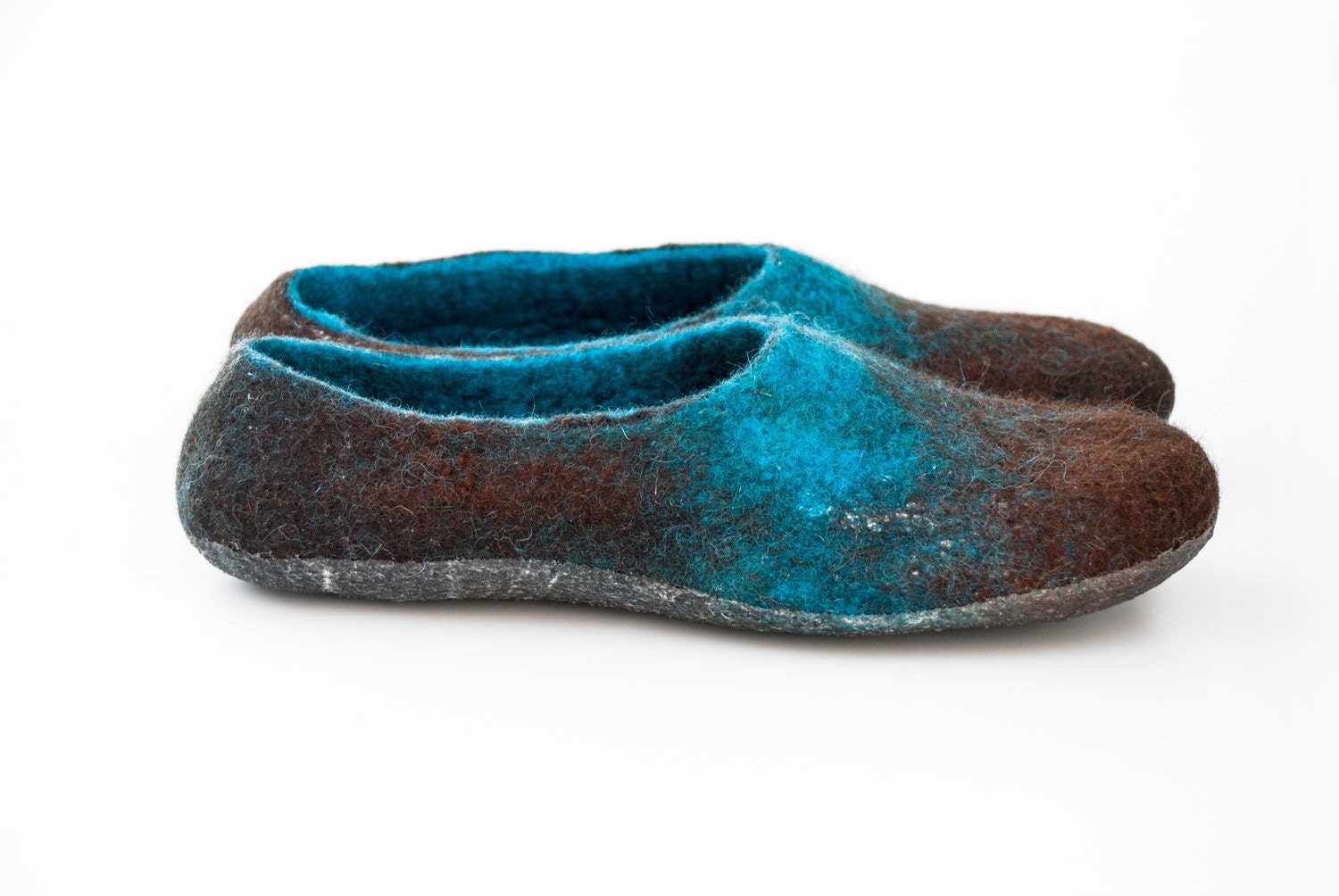 boiled wool clogs