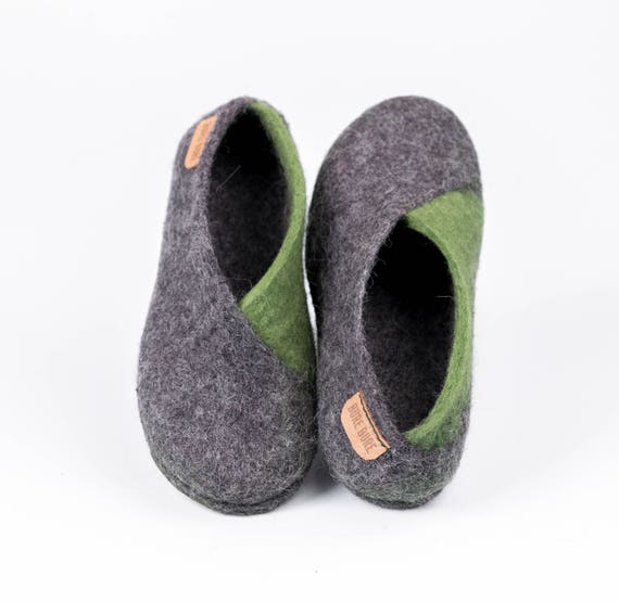 Scarpe da casa comode da donna pantofole fatte a mano scarpe in feltro pantofole in feltro di lana pantofole da donna scarpe primaverili regalo per lei Etsy Italia