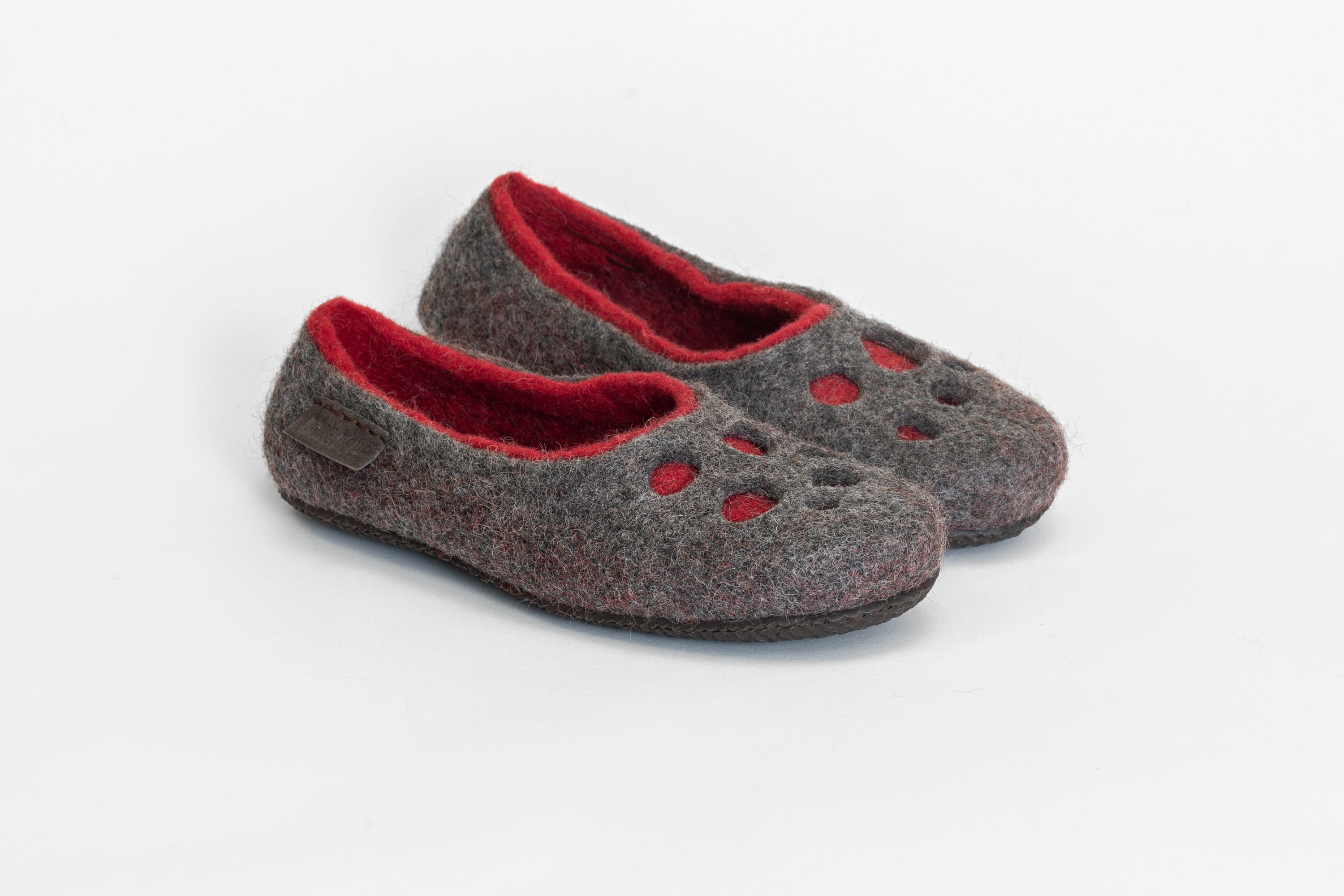 boiled wool slippers womens