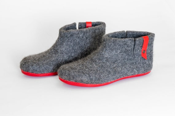 Boiled wool best sale booties
