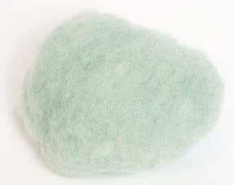 Pale mint Wool Best for wet felting wool, Bergschaf wool, Tyrollean Tyrolean or mountain sheep wool - BureBure felting wool