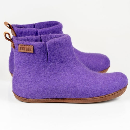 WOOBOOT Felted Ankle Boots for Men With 