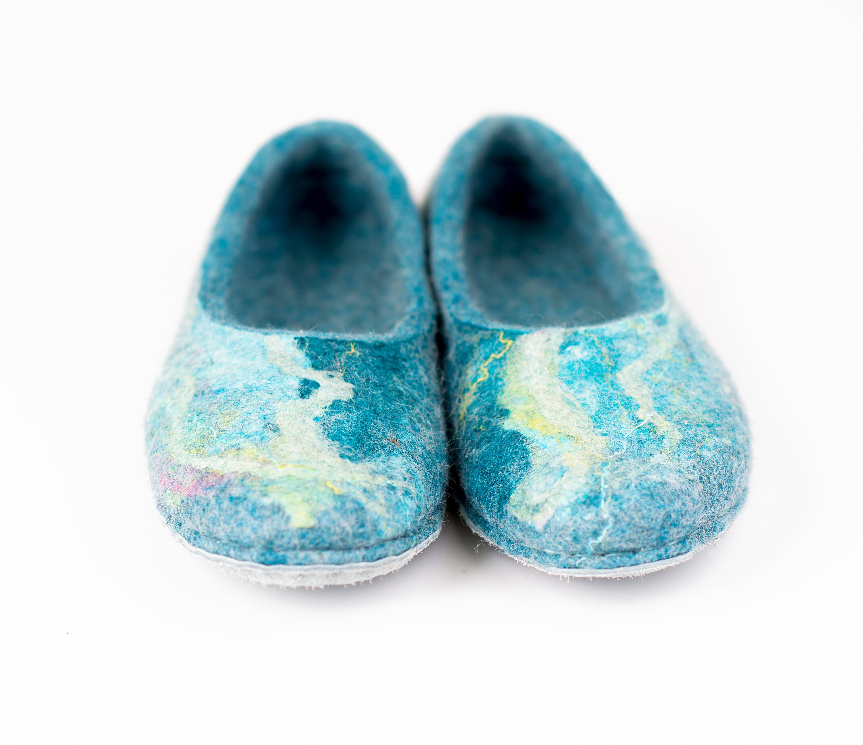slippers turquoise