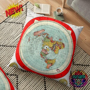 Gleason Kussenhoes Nieuwe Standaard Kaart van de Wereld 1892 Platte Aarde 18" Kussen 45 cm Case Slaapbank stoel Decor Mercator Model Firmament Gift