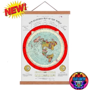 XL platte aarde nieuwe standaard kaart Gleason's 1892 wereld canvas poster houten hanger frame muurschildering decor wereldbol rijk 60 x 90 cm 24"x 36"