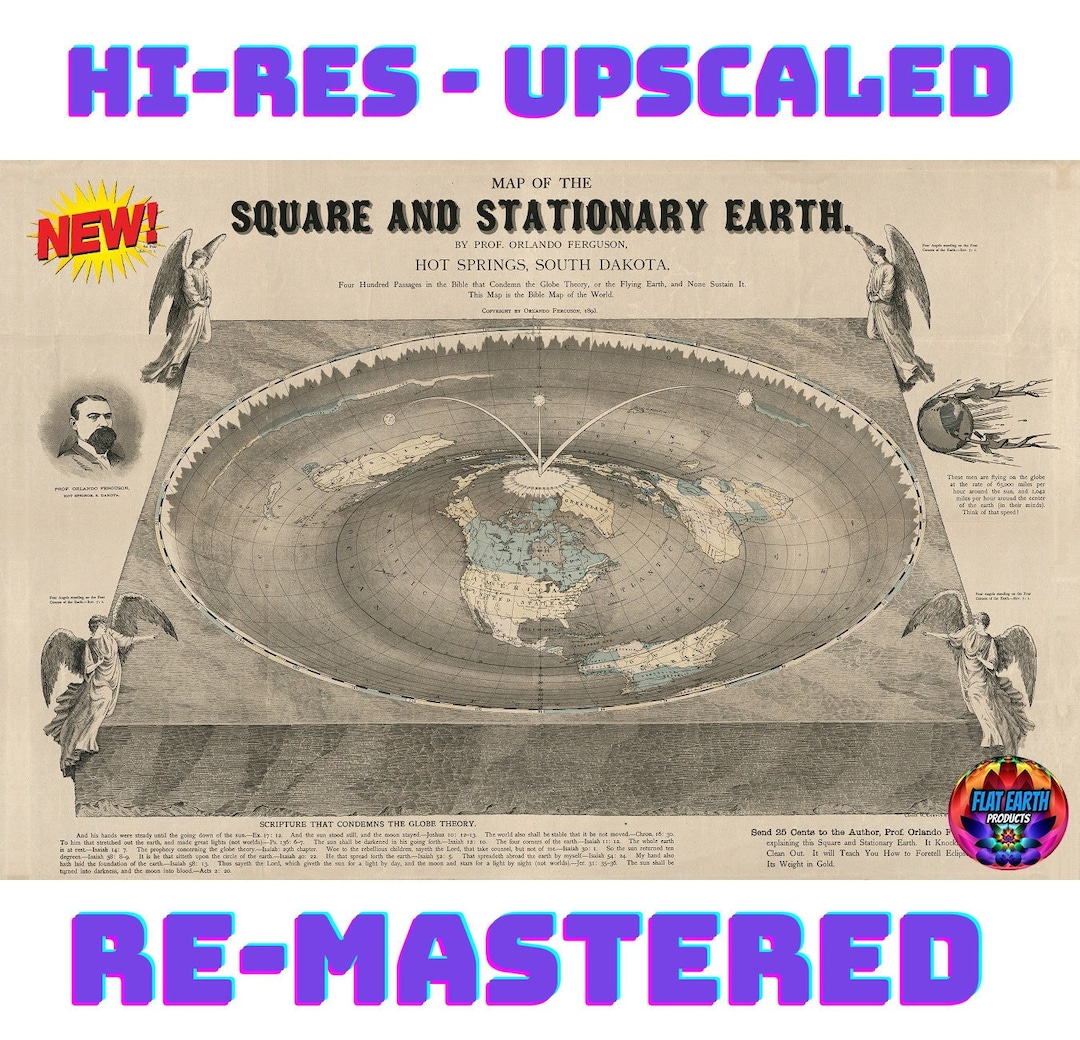 Aazon.co: Flat Earth ap - ap of the Square and Stationary Earth