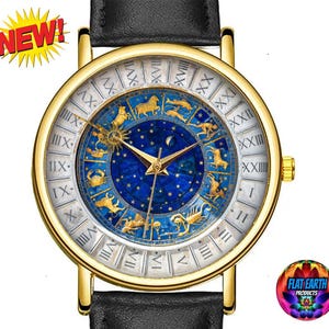 Venetië astronomische klok polshorloge platte aardekaart kwarts polshorloge uniseks zwart model Italië Marks Orloj Tower Astrolabe Piazza Gift 1496