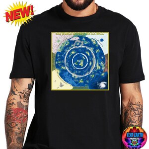 Extra Land Beyond Antarctica Flat Earth T-shirt V2 Unisex Heren T Zwart Wit Grijs Tee Tops Casual T-shirt Ice Ring Terra-Infinita Plane Gift X