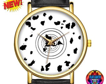 Buddhist 1000 Years World Map Wristwatch Flat Earth More Land Realm Watch Shingon Hidden Continents Beyond Antarctica Ice Wall Unisex Gift X