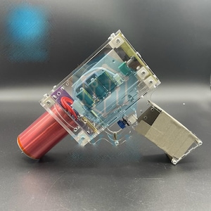 新しいハンドヘルドニコラテスラコイルガンデバイスポータブル電気発射プラズマピストルライトジェネレータフリーエネルギー科学玩具Old World Tartary X 画像 7