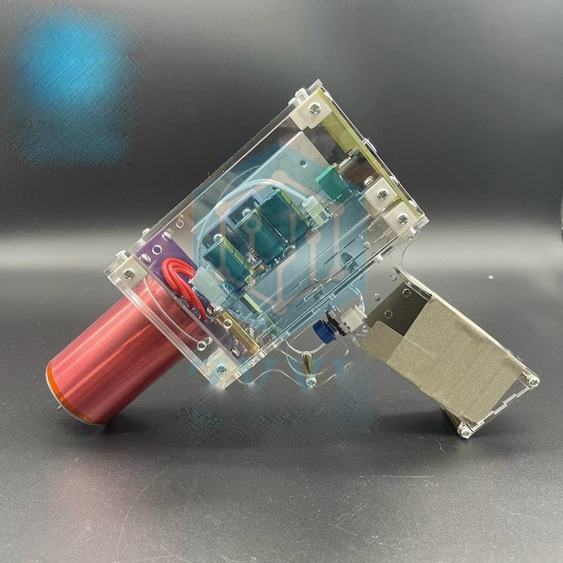 新しいハンドヘルドニコラテスラコイルガンデバイスポータブル電気発射プラズマピストルライトジェネレータフリーエネルギー科学玩具Old World Tartary X 画像 7