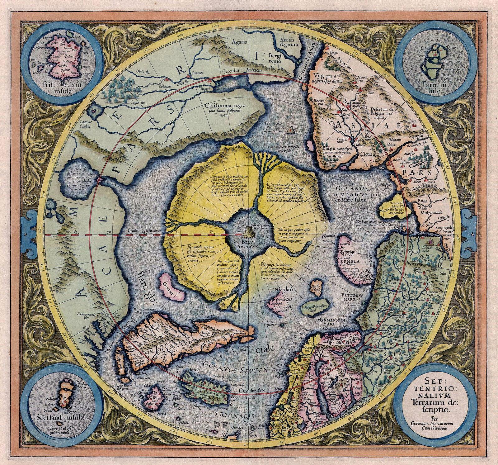 アレクサンダー・グリーソンの世界地図 61x91cm 大型ウォールアートポスター Amazon.co.jp: Riley Creative Solutions 1892 フラットアース