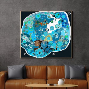Terra Infinita: Flache Erde Map XXL Landkarte Baumwollposter Länder Jenseits der Eiswand Ausserirdische Druckflugzeug Antarktis-Territorium Geschenk