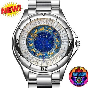 Luxe Horloge Venetië Astronomische Oude Klok Horloge Unisex Italië Platte Aarde Zilver Orloj Middeleeuws Firmament Roestvrij staal Mannen Vrouw Cadeau