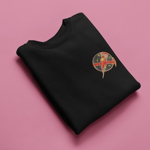 Anime embroidered shirt, kawaii embroidered top, otaku fashion shirt, anime streetwear style, embroidered anime hoodie, custom anime jacket
