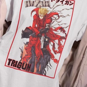 Vintage Trigun Anime Shirt: Vash the Stampede Graphic Tee