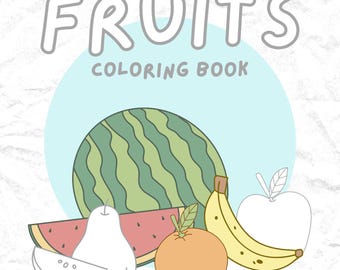 Printable Fruits Coloring Book