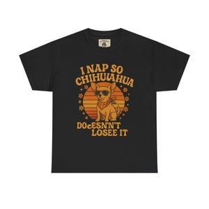 Funny Chihuahua Dad T-Shirt: Retro 70s Style Dog Owner Tee