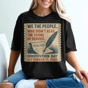 私たち国民憲法記念日Tシャツ：愛国的な政治Tシャツ