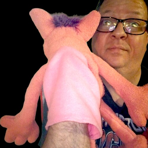 A Custom Ventriloquist Peachy Cool Cat Puppet shops