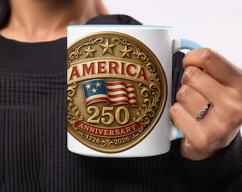 Taza del 250.º aniversario de Estados Unidos, cristalería patriótica, celebración de EE. UU., edición limitada, conmemorativa, 1776-2026