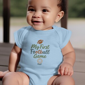 My First Football Game Baby Bodysuit, Sports Outfit