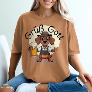 Oktoberfest Dachshund T-Shirt: Bavarian Beer Lover Tee