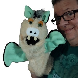 A Custom Crazy Furry Bat Puppet