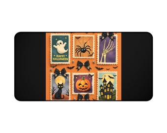 Cute Spooky Halloween Clipart, Ghost, Pumpkin, Spider (Digital Download)