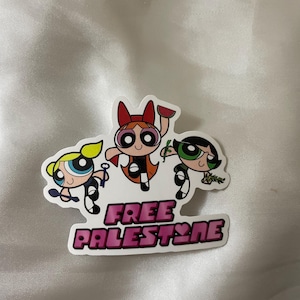 BaladiBuff Girls Palestina-sticker Powerpuff Girls