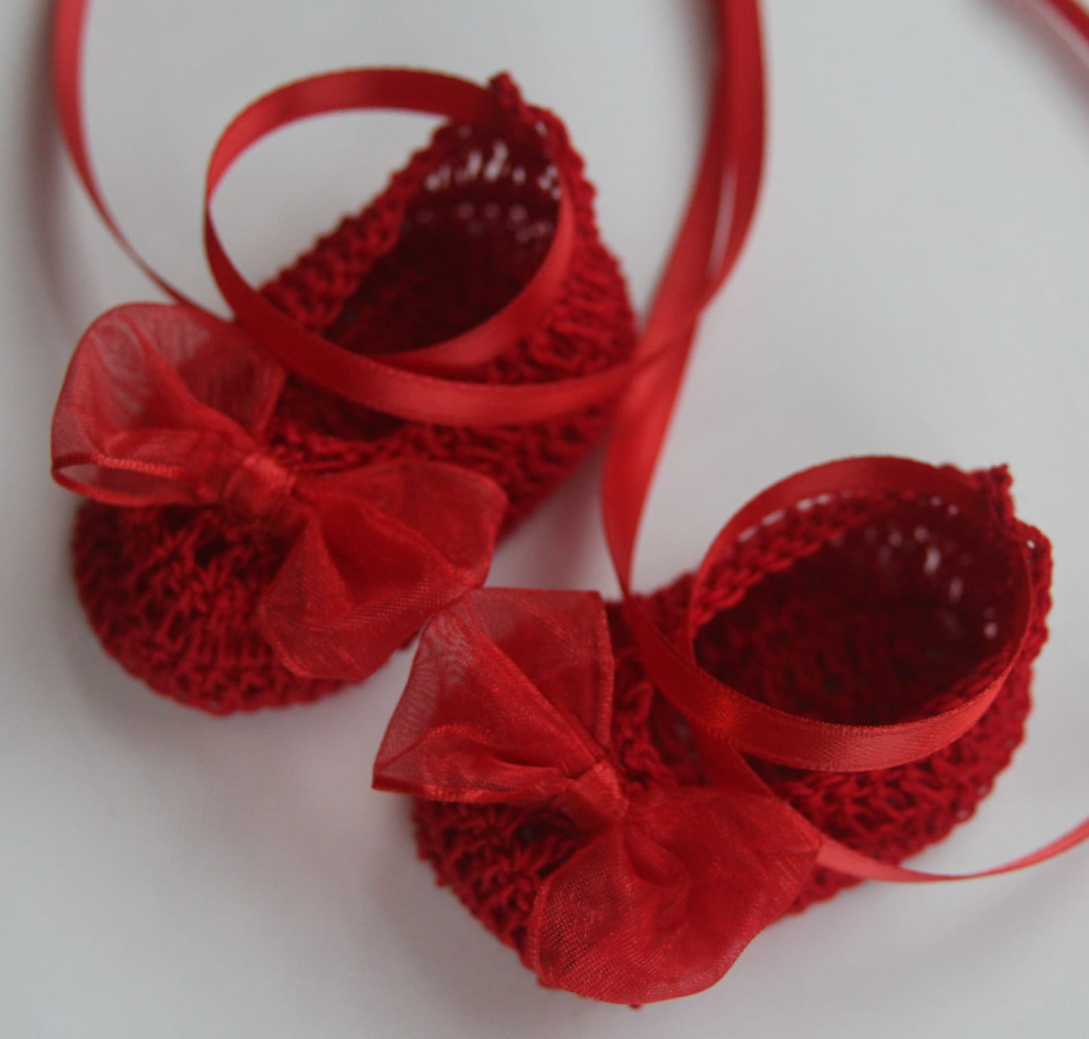 Crocheted Newborn Baby Booties Girl Crib Shoes Crochet Infant Etsy