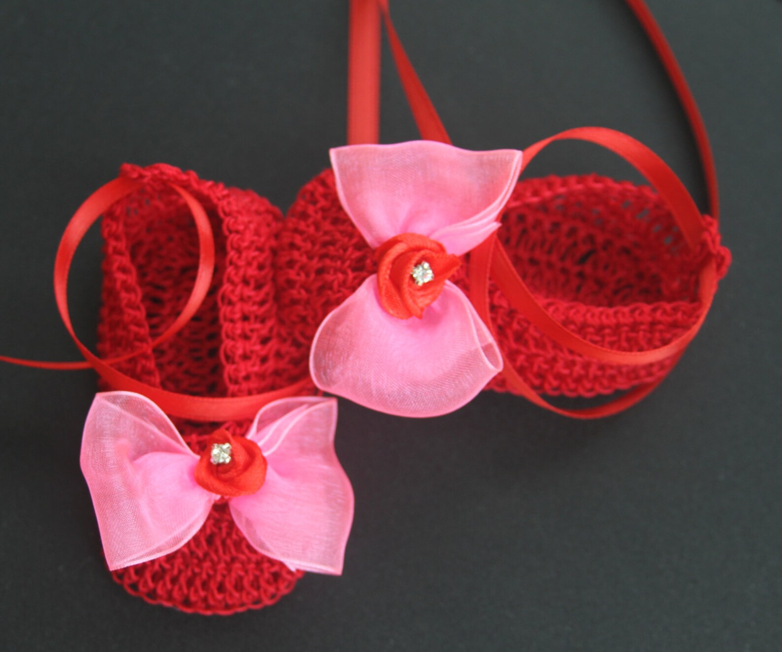 Crochet Newborn Baby Booties Girl Crib Shoes Crochet Infant Etsy