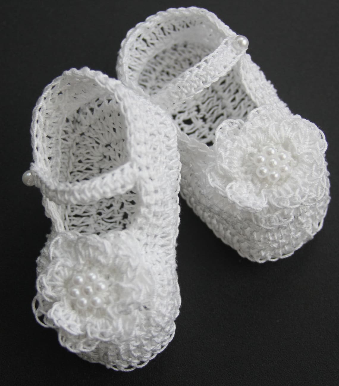 98 Casual Crochet baptism shoes for Girls