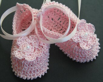 Botitas de bebé tejidas a crochet para niña, zapatos de cuna para bebé, botines de crochet para bautizo de recién nacido, botines de crochet para bebé, zapatos de muñeca Reborn para prematuros