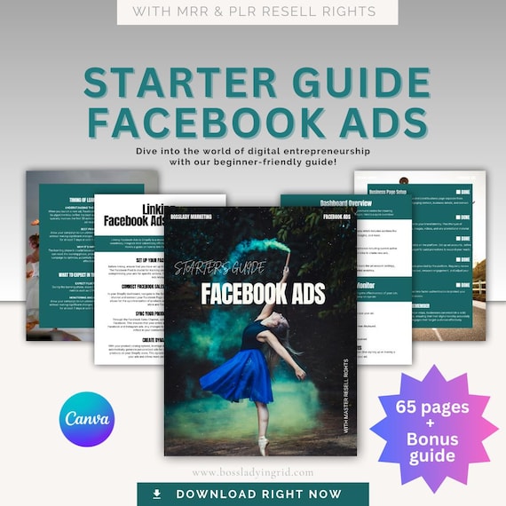 Facebook Ads Starter Guide (56 Pages) with MRR & PLR