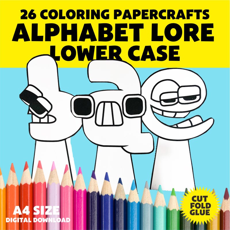 Alphabet Lore Paper Craft - Etsy
