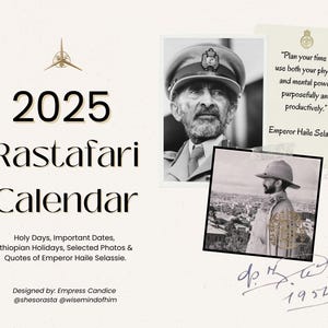 Rastafari Calendar 2025