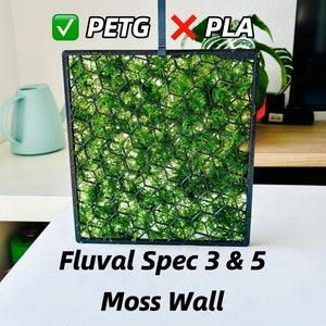 Fluval Spec Aquarium Moss Wall: PETG-netpaneel (Spec 3 en 5)