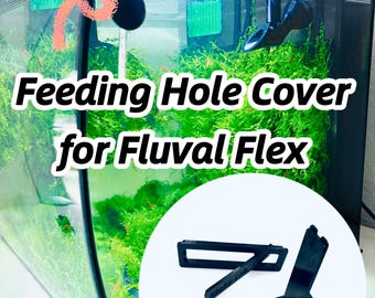 Tapa para el orificio de alimentación compatible con Fluval Flex 34L/57L 9Gal/15Gal