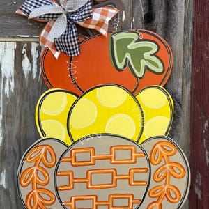 Pumpkin Door Hanger