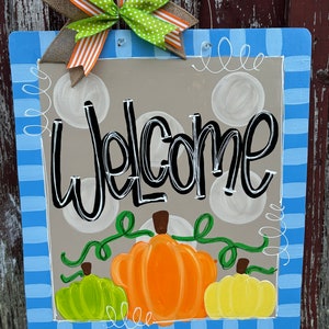 Pumpkin Door Hanger