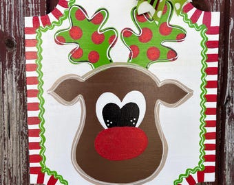 Reindeer Door Hanger