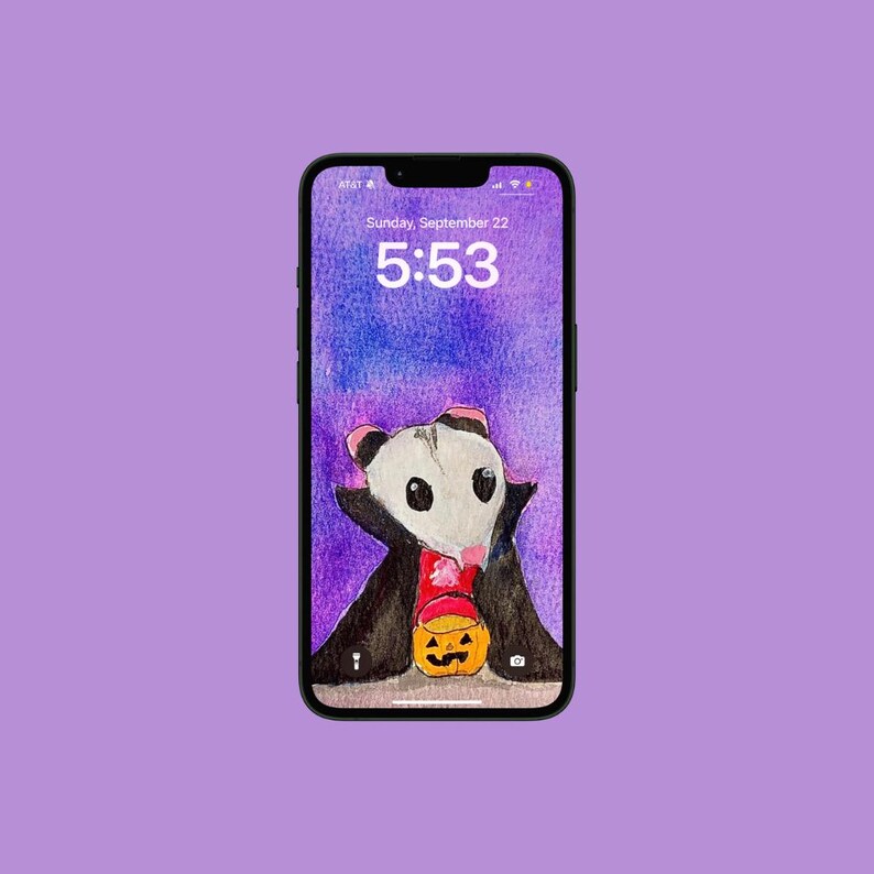 Halloween Possum Wallpapers, Vampire Possum, Pumpkin Possum, iPhone