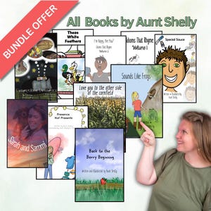 Aunt Shelly Book Bundle children&#39;s books bundle of books 9 kids books paperback and hardcover picture books for baby shower gift