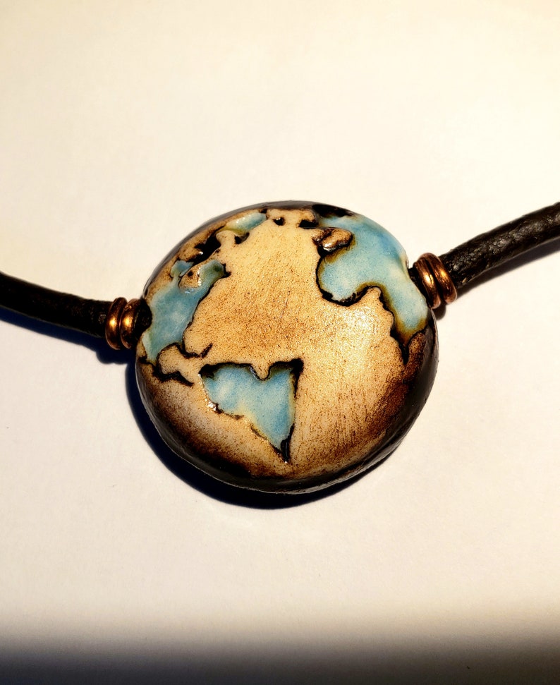 Earth Necklace. Assembled to any length. Exceptionally durable image 1